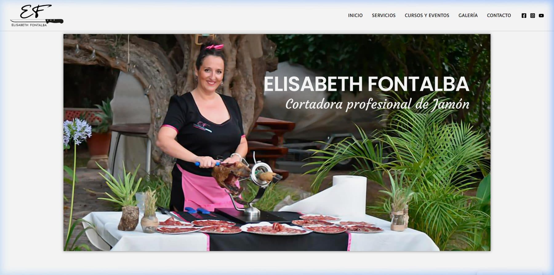 Elisabeth Fontalba: Venta de Jamón en Europa y Cortes Profesionales