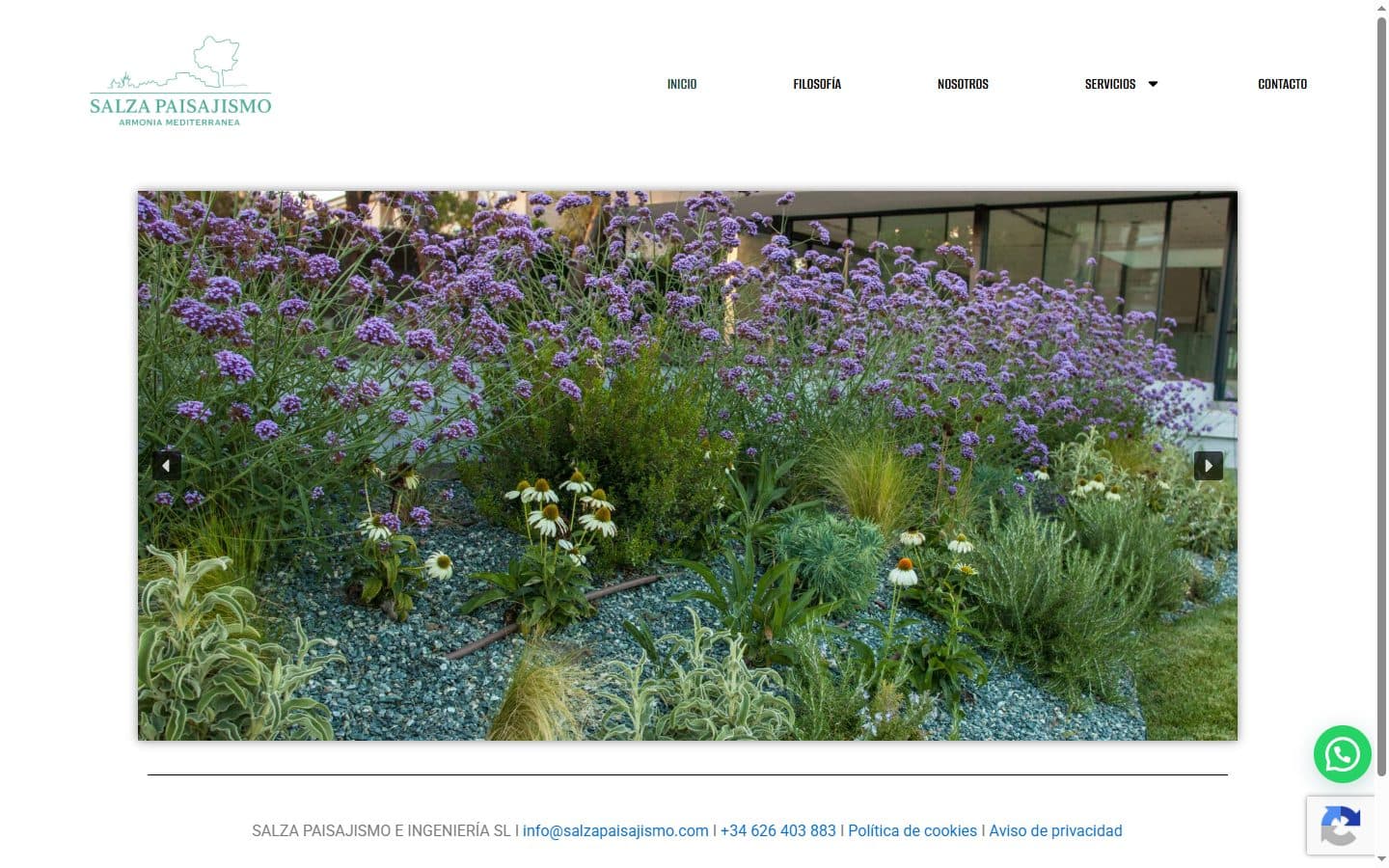 Salza Paisajismo: Visibilidad Local para un Estudio de Ingeniería y Jardinería