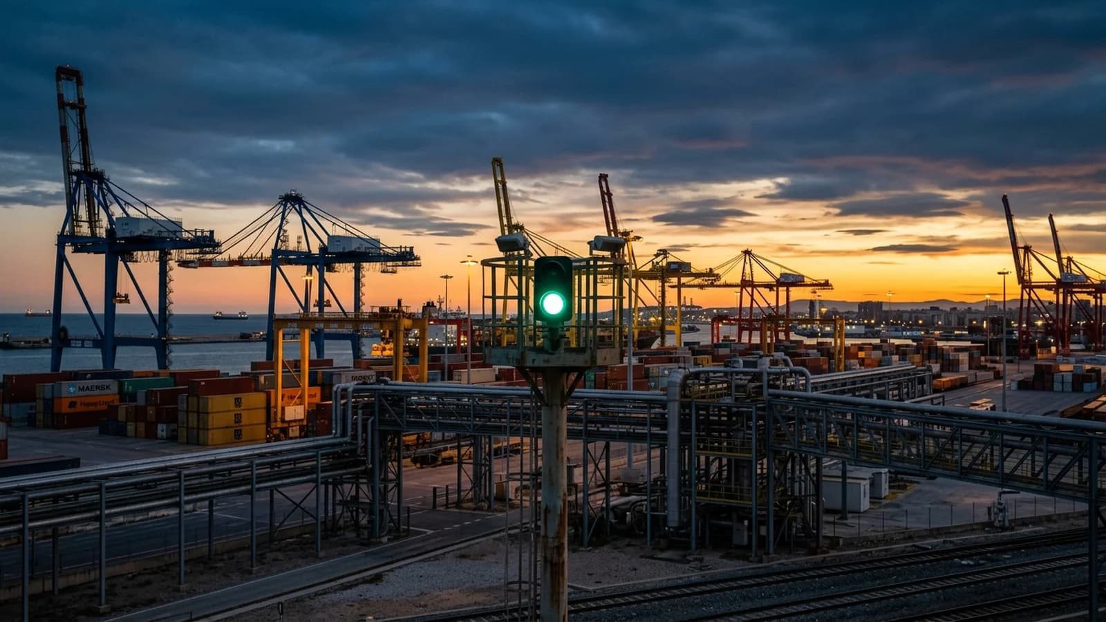 Puerto industrial de Tarragona, sede del mayor complejo petroquímico del Mediterráneo, con empresas que captan clientes B2B con IA